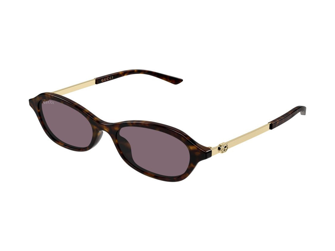 Gucci Tortoiseshell Gg2212s Rounded Acetate Sunglasses