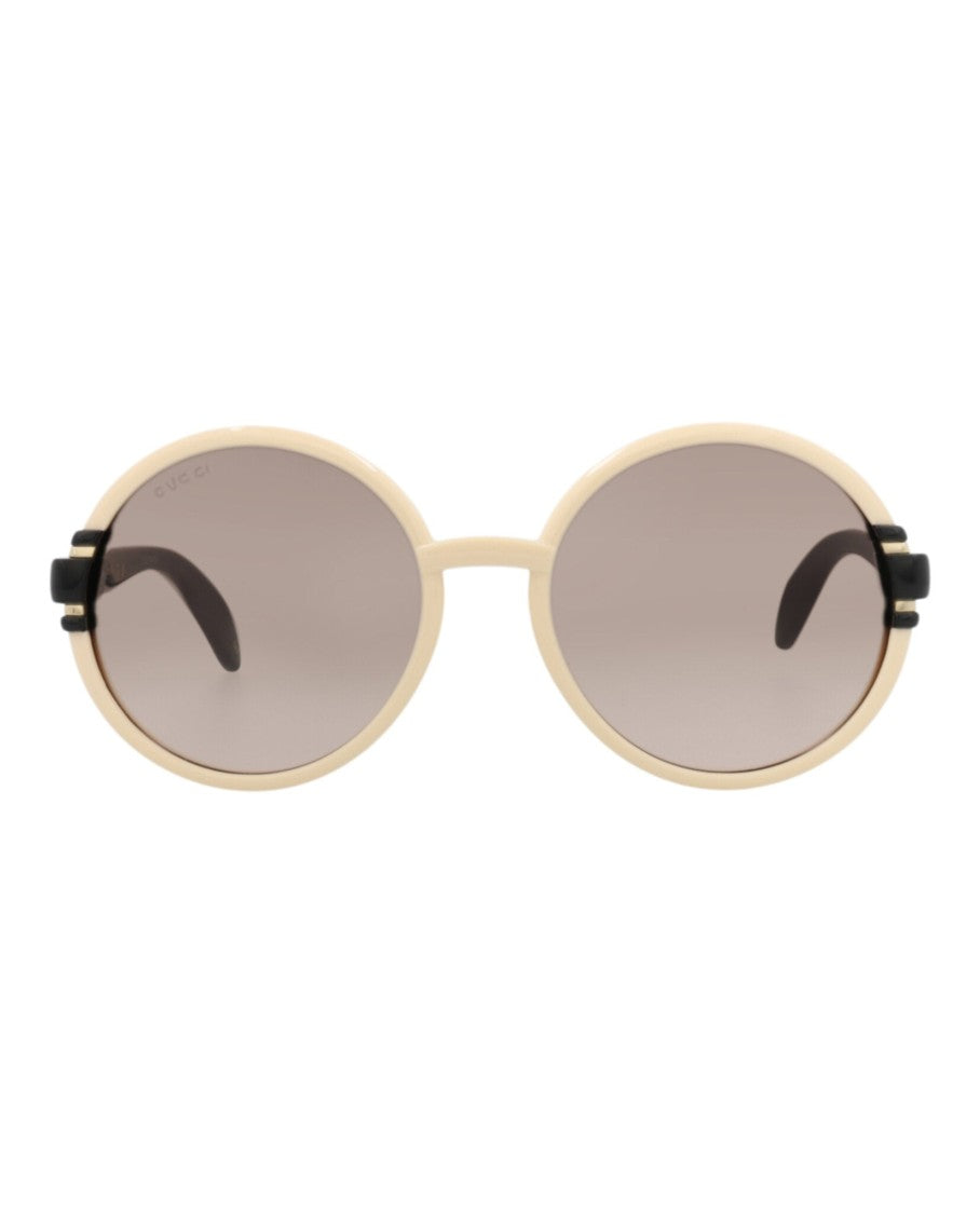 Gucci Round-Frame Injection Sunglasses
