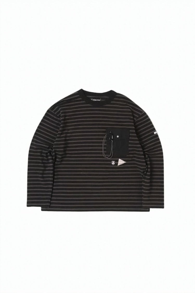 And Wander Striped Long-Sleeved And Wander T-Shirt