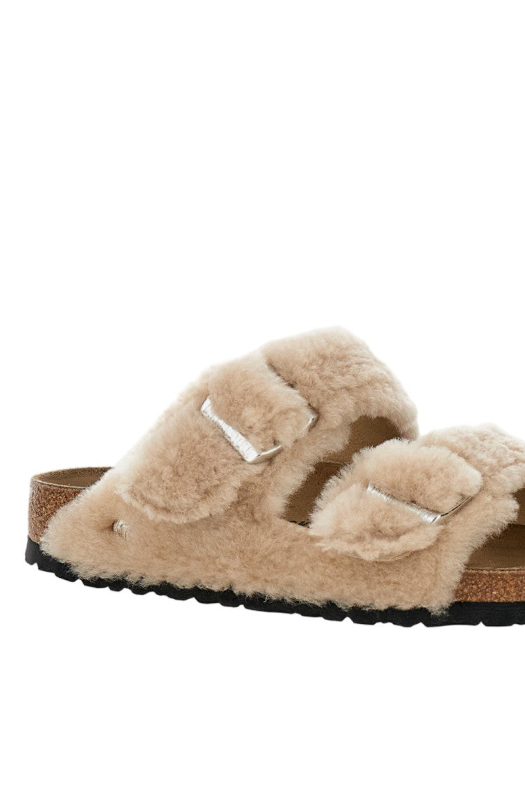 Birkenstock Arizona Shearling Suede Sandals