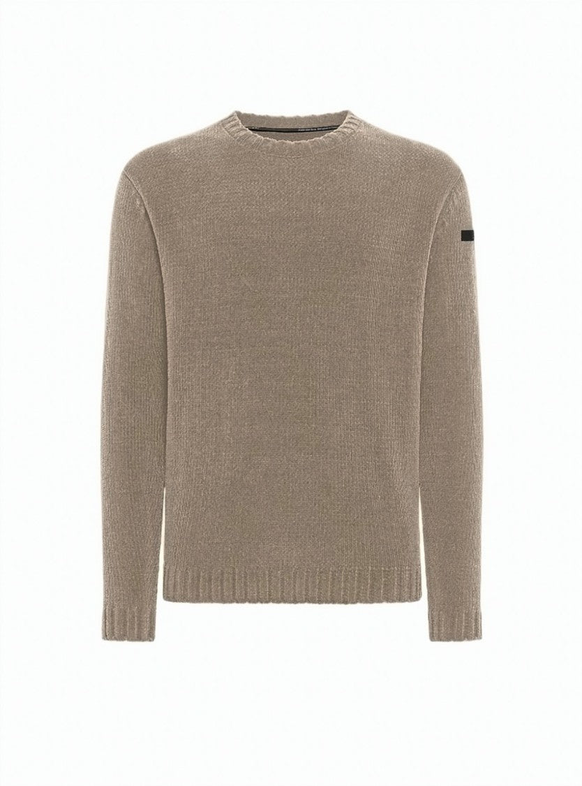 Rrd Lightweight Stretch Knit Ocean English Rib Crewneck Sweater
