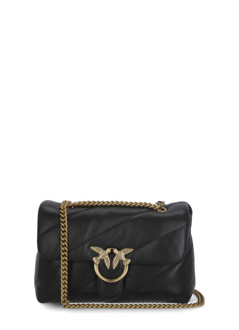 Pinko Black Love Puff Shoulder Bag