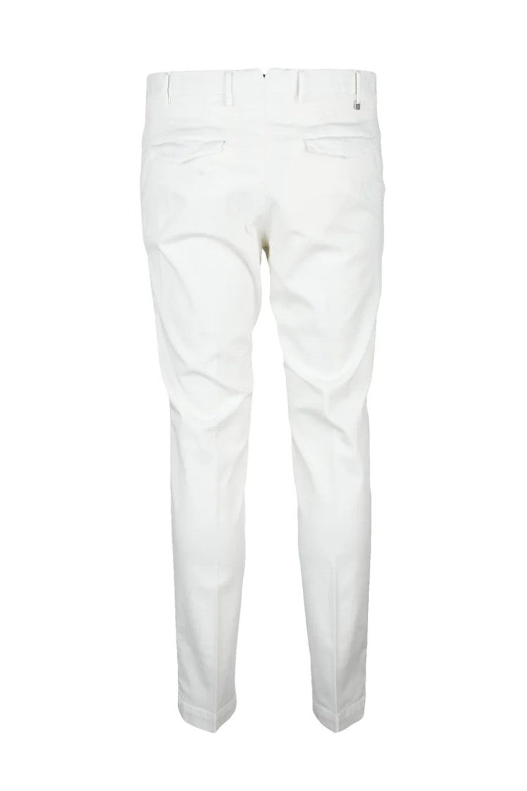Pt Torino Stretch Trousers - White