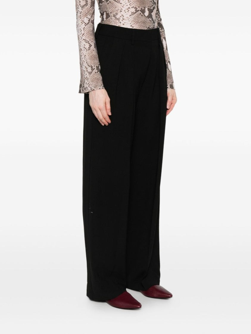Forte Forte Wide-Leg Trousers With High Waist