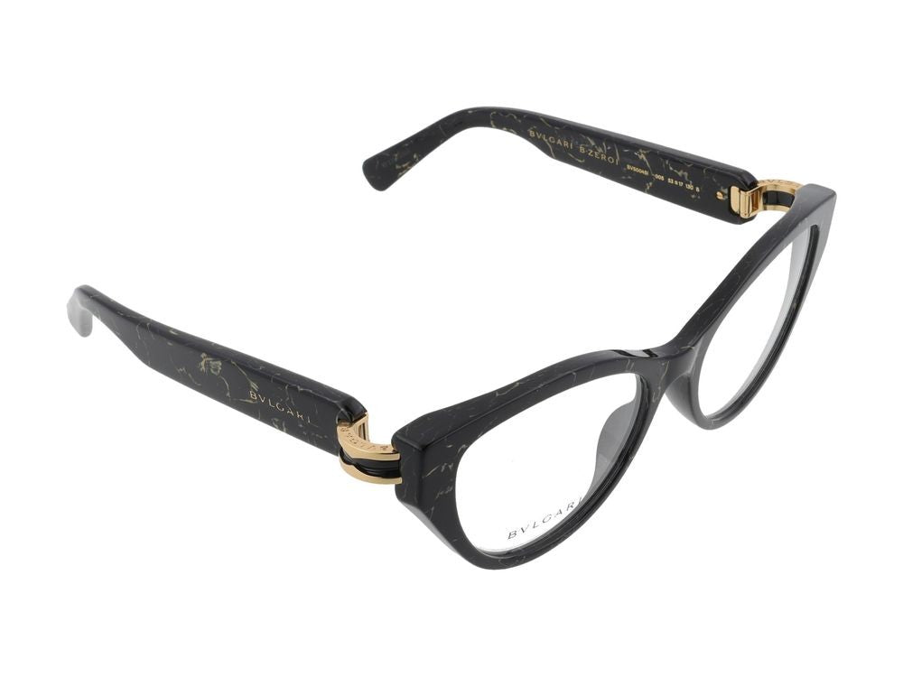 Bulgari Bv50045i Black Rectangular Frame Glasses
