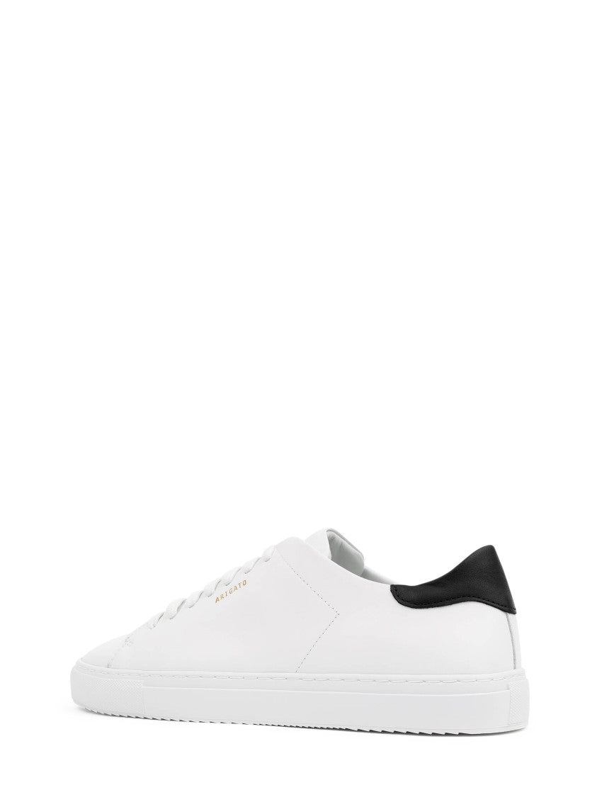 Axel Arigato Clean White Leather Low-Top Sneakers