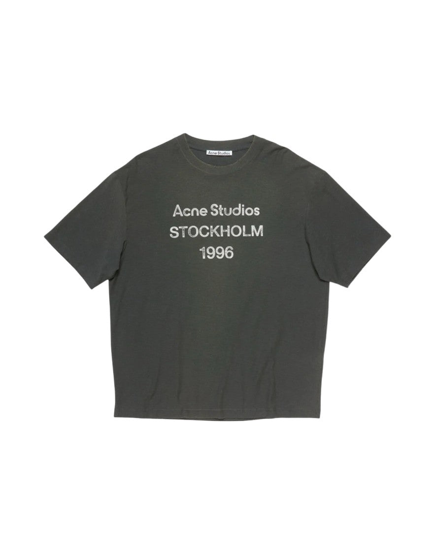 Acne Studios Relaxed-Fit Grey Cotton T-Shirt