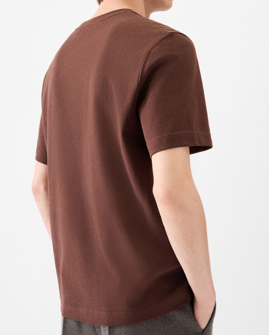 Jacquemus Short-Sleeved Crew Neck Jacquemus T-Shirt With Patch Detail