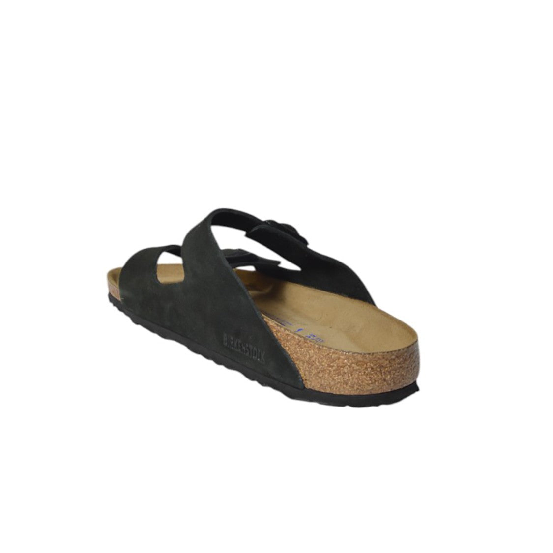 Birkenstock Arizona Mink Suede Sandals In Black