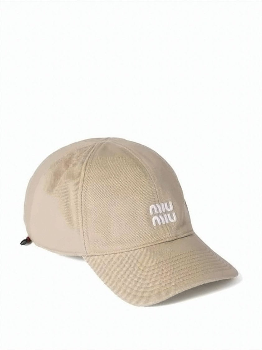 Miu Miu Structured Cotton Cap