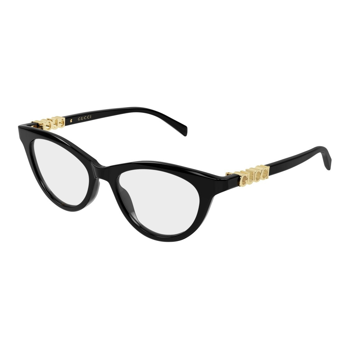 Gucci Gg2034o Cat-Eye Eyeglasses With Gold Accents
