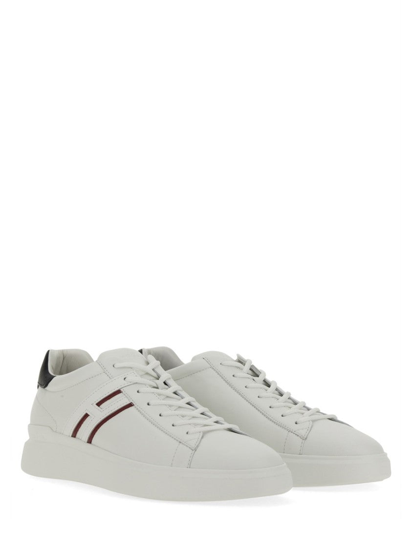 Hogan H580 Low-Top White Leather Sneakers