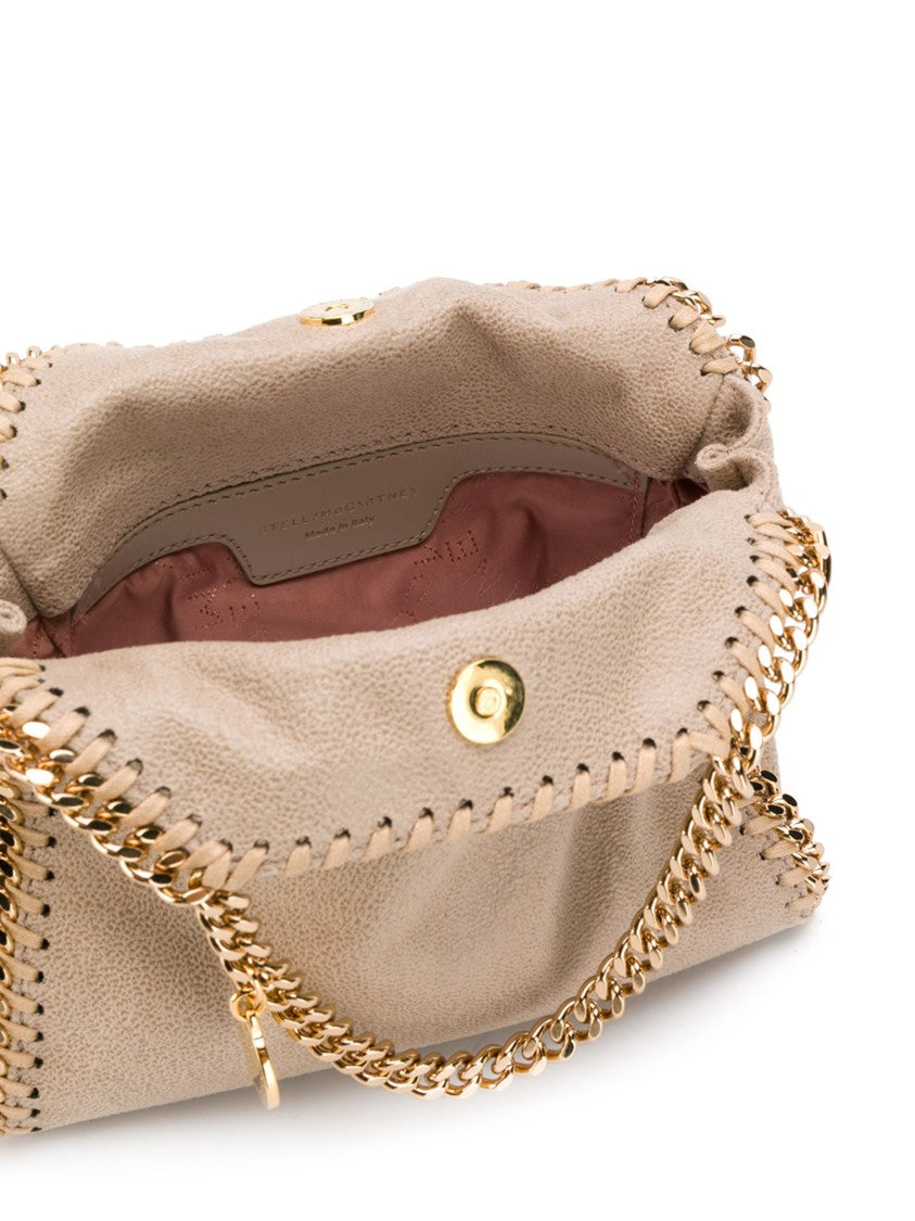 Stella Mccartney Soft-Structured Falabella Tiny Bag With Chain Trim