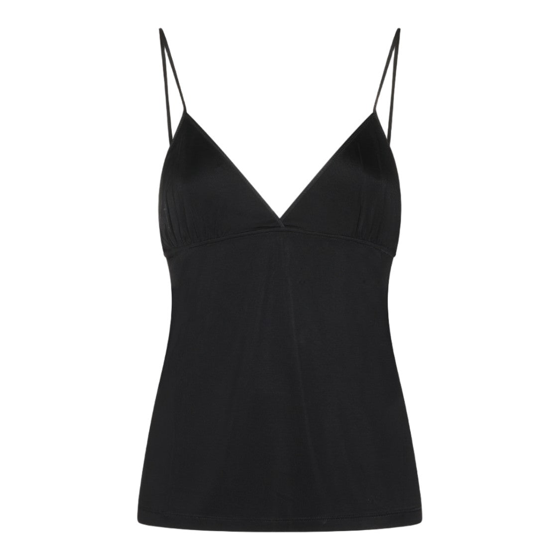 Saint Laurent Gold Chain Deep V-Neck Tank Top