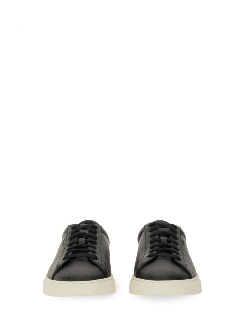 Boss Grained Leather Sneaker