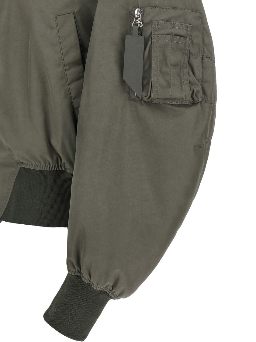 The Attico Nylon Bomber Jacket