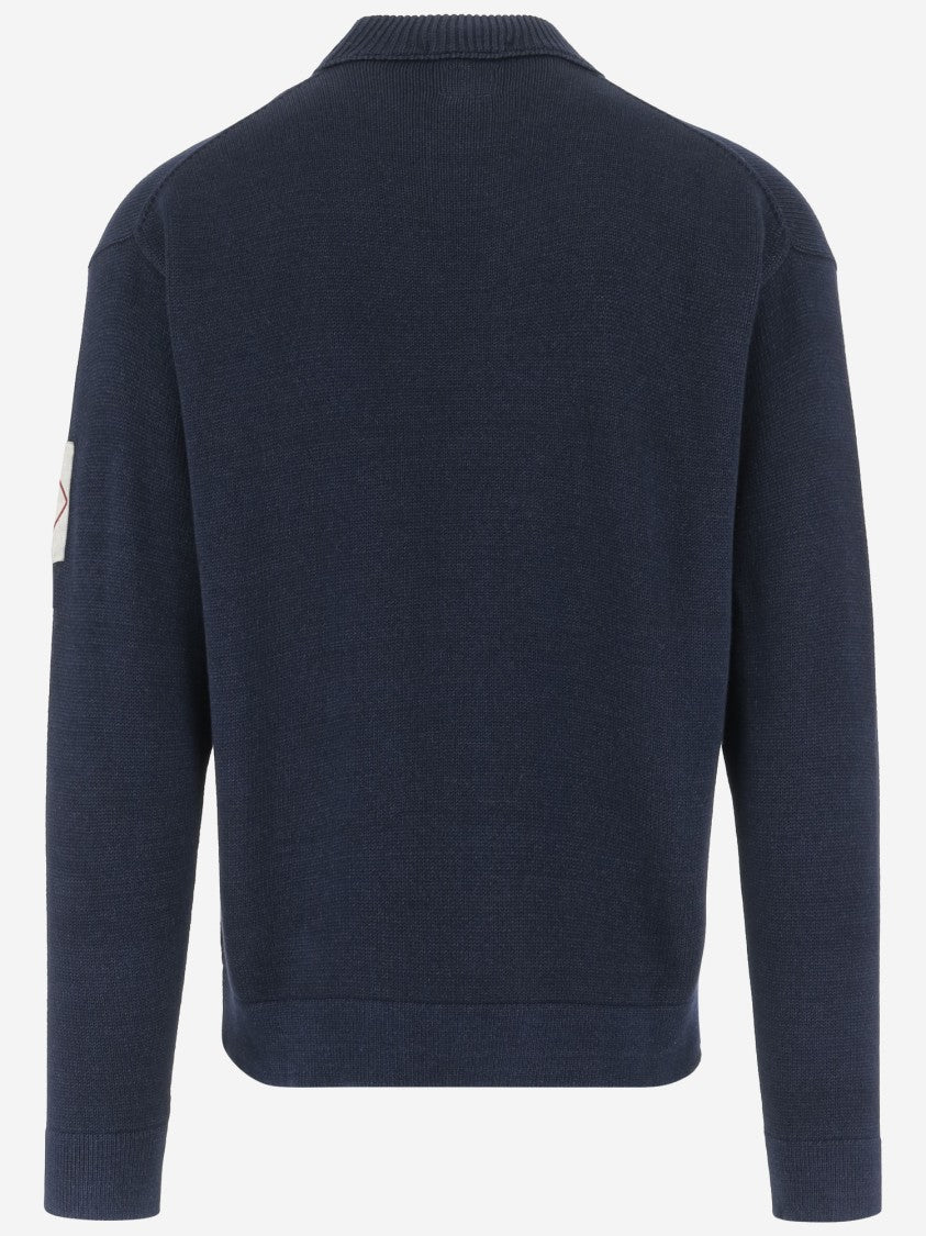 C.P. Company Cotton Logo Sweater