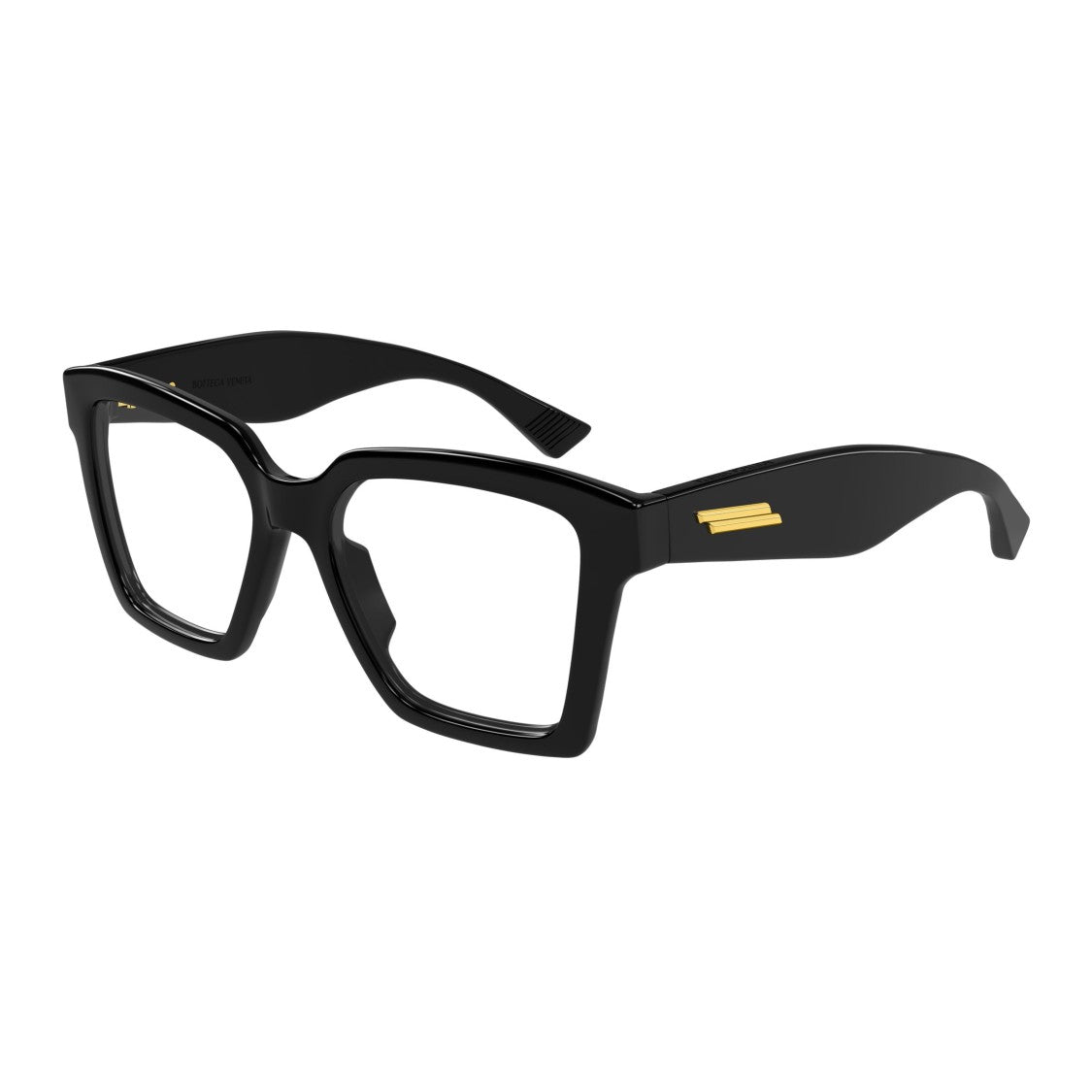 Bottega Veneta Bv1458o Oversized Square Eyeglasses In Recycled Acetate