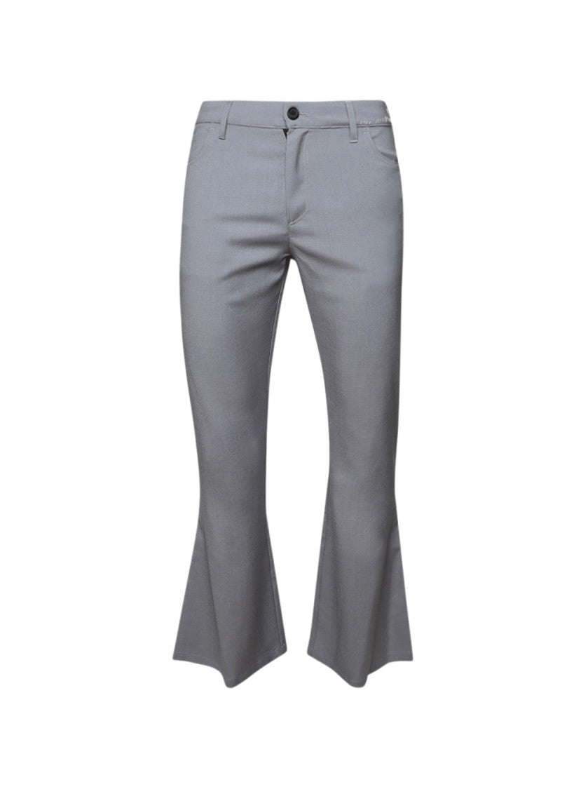 Marni Tailored Flared Trousers With Button Closure