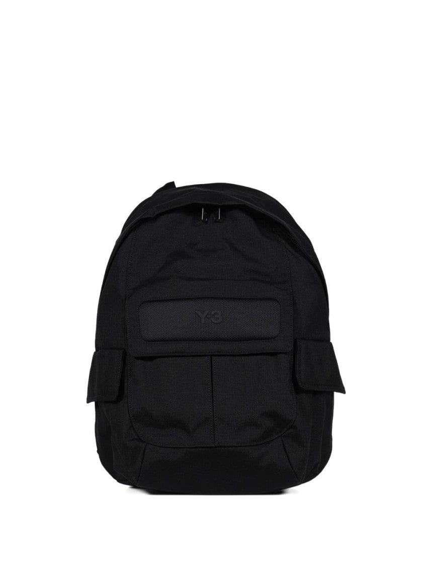 Y-3 Versatile Black Backpack And Bucket Bag Hybrid