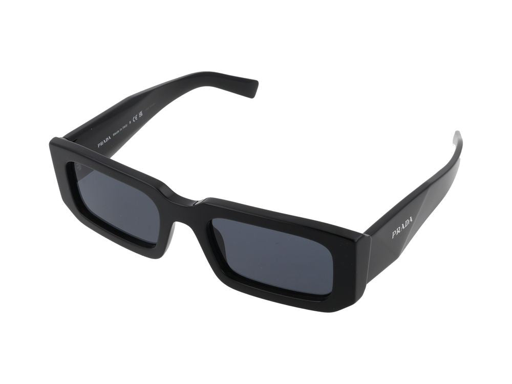 Prada Bold Rectangular Acetate Sunglasses