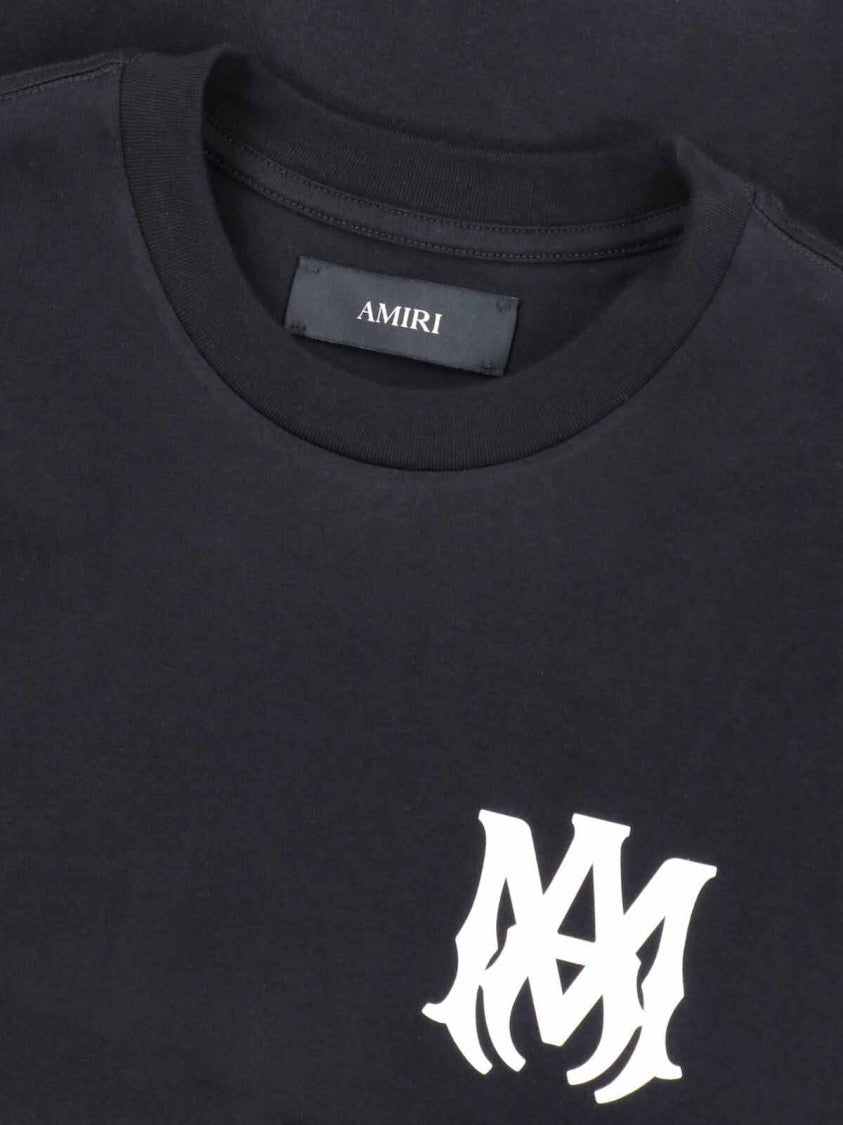 Amiri Black Ma Core Logo Cotton T-Shirt