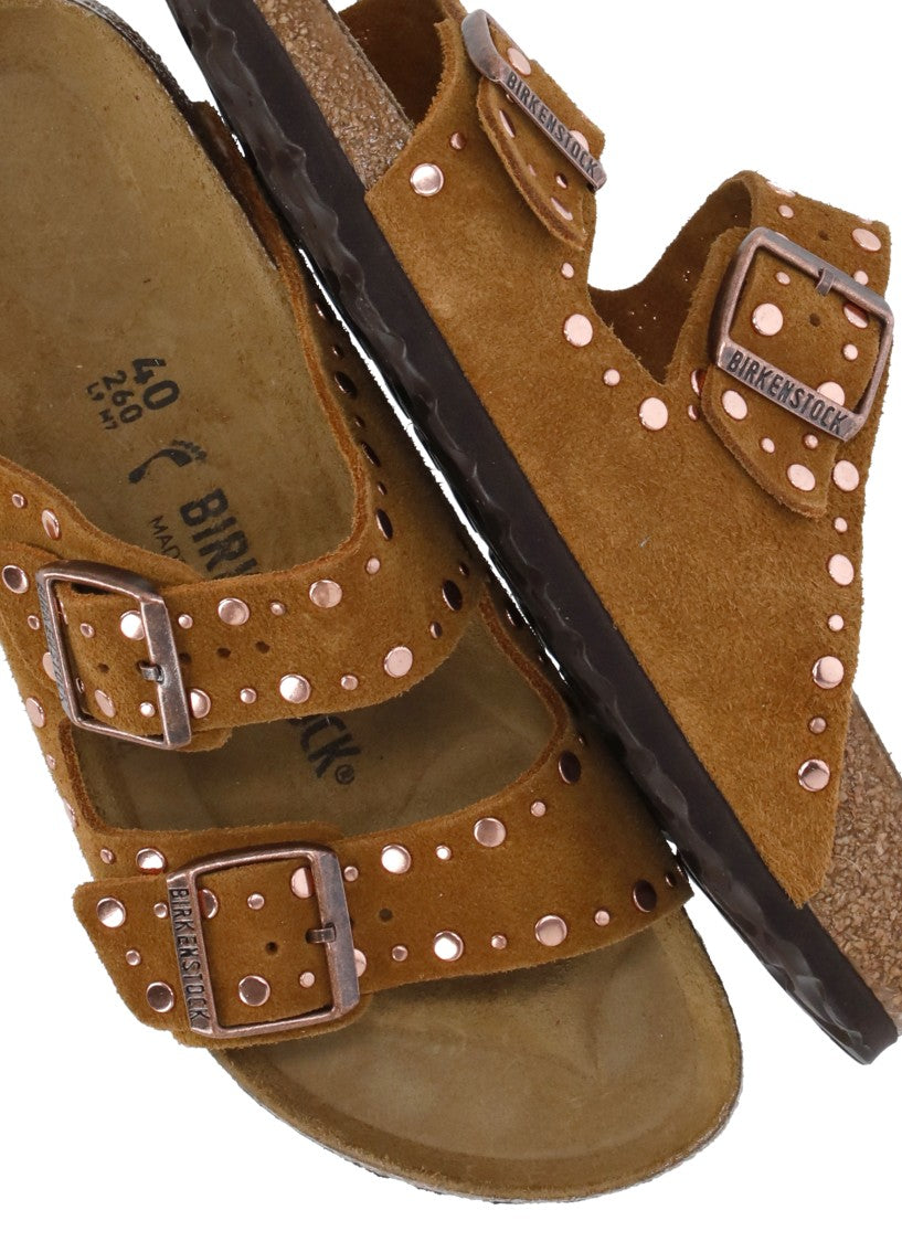 Birkenstock Brown Arizona Suede Sandals