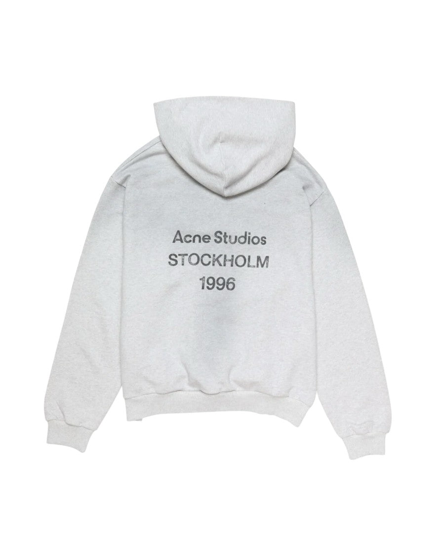 Acne Studios Relaxed Fit White Hoodie