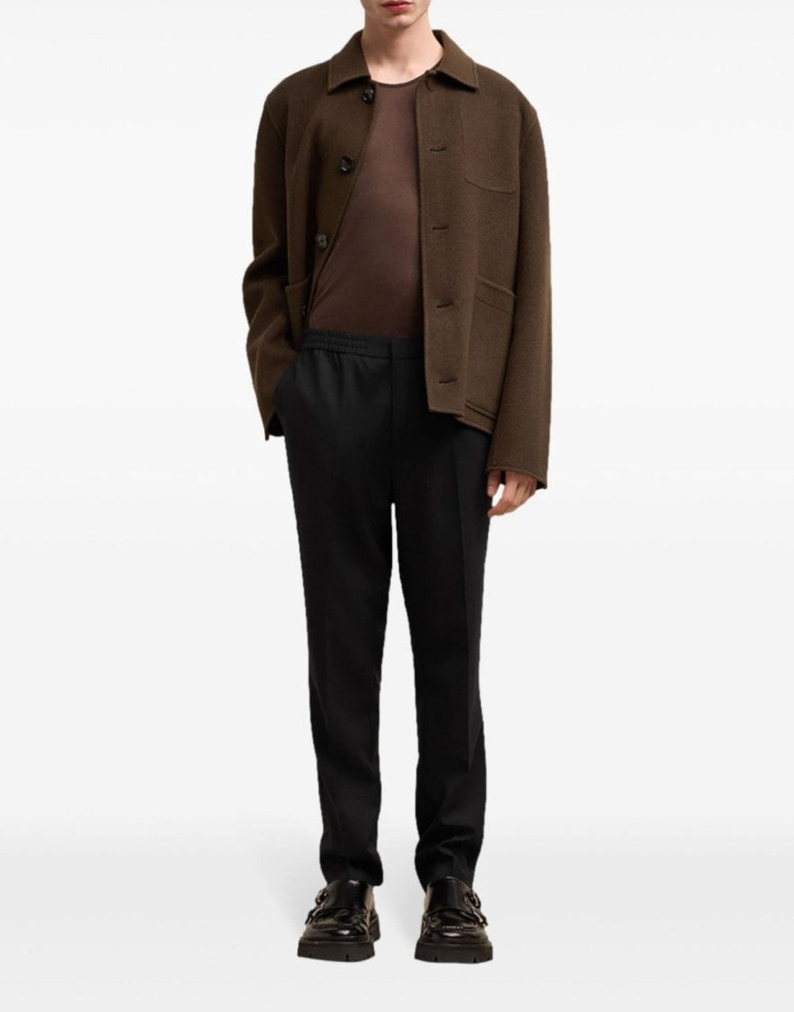 Ami Paris Straight-Leg Tailored Pants