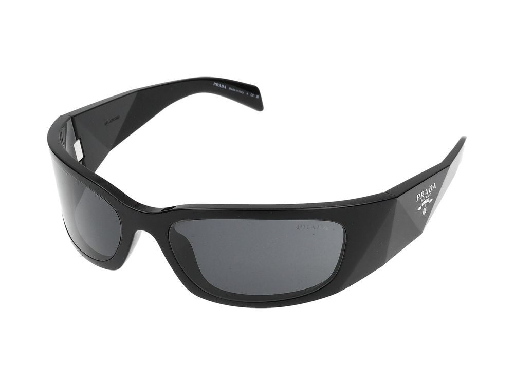Prada Black Contemporary Plastic Sunglasses