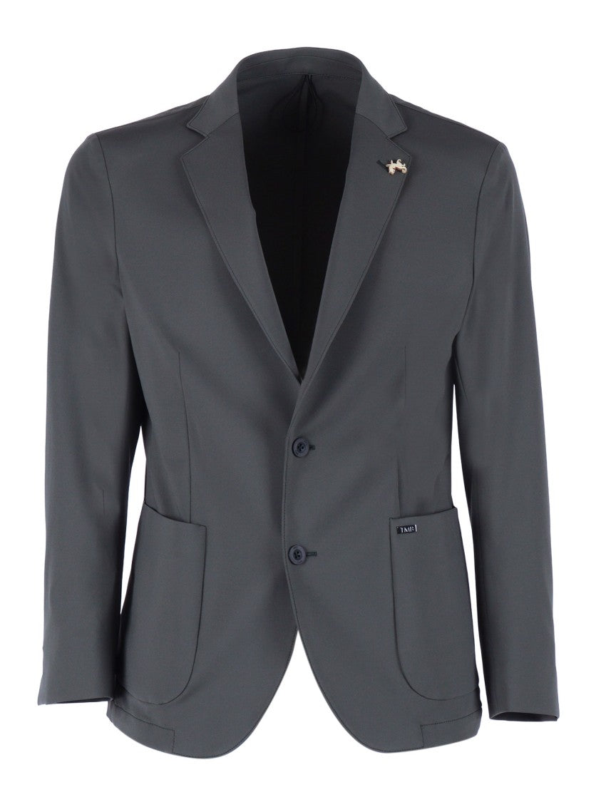 Tombolini Grey Tailored Running Casual Jacket