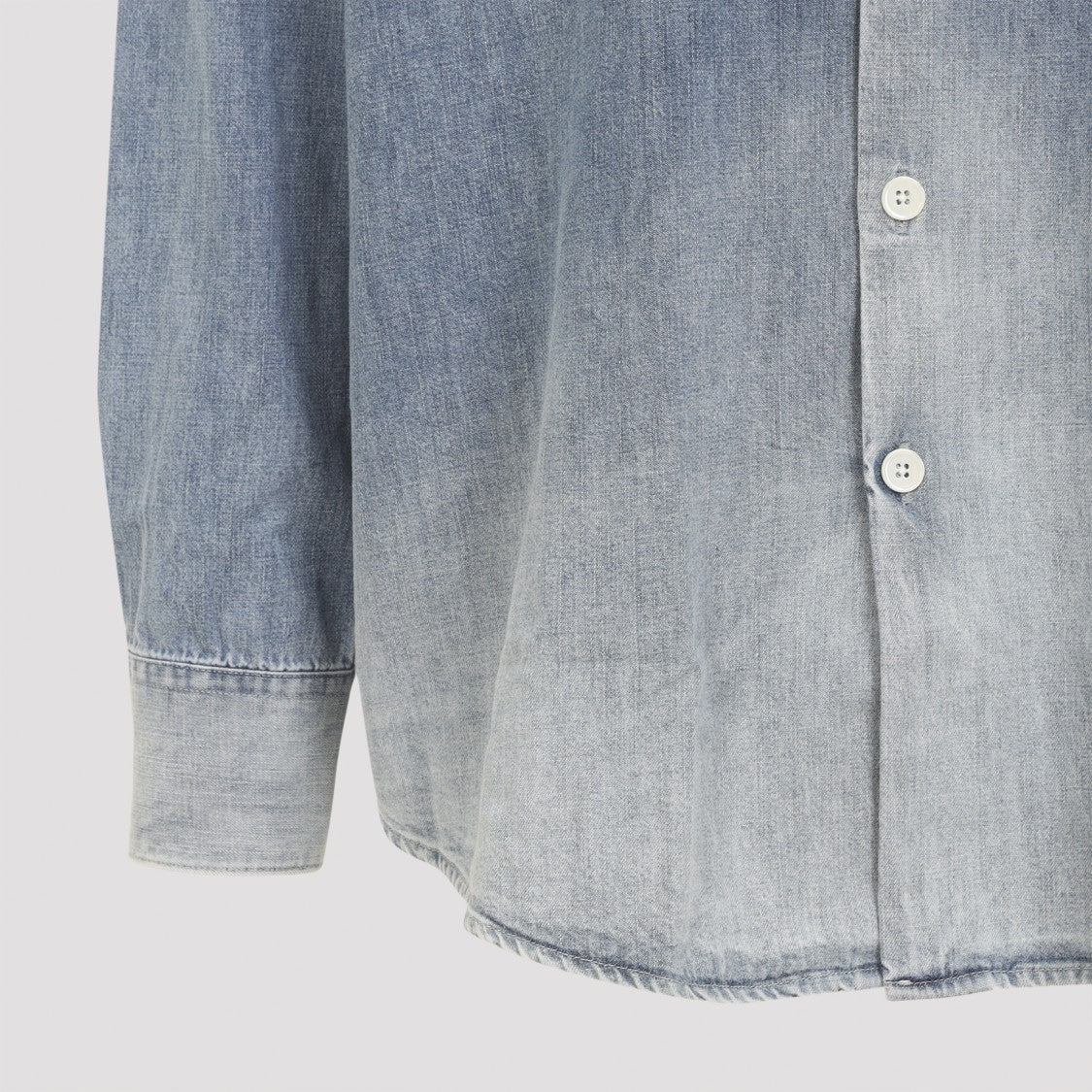 Our Legacy Cris Wash Blue Organic Cotton Above Shirt