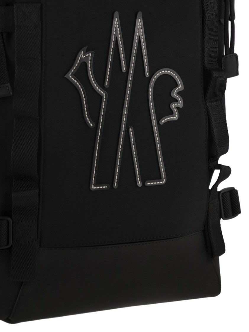 Moncler Grenoble Functional Black Water-Repellent Backpack