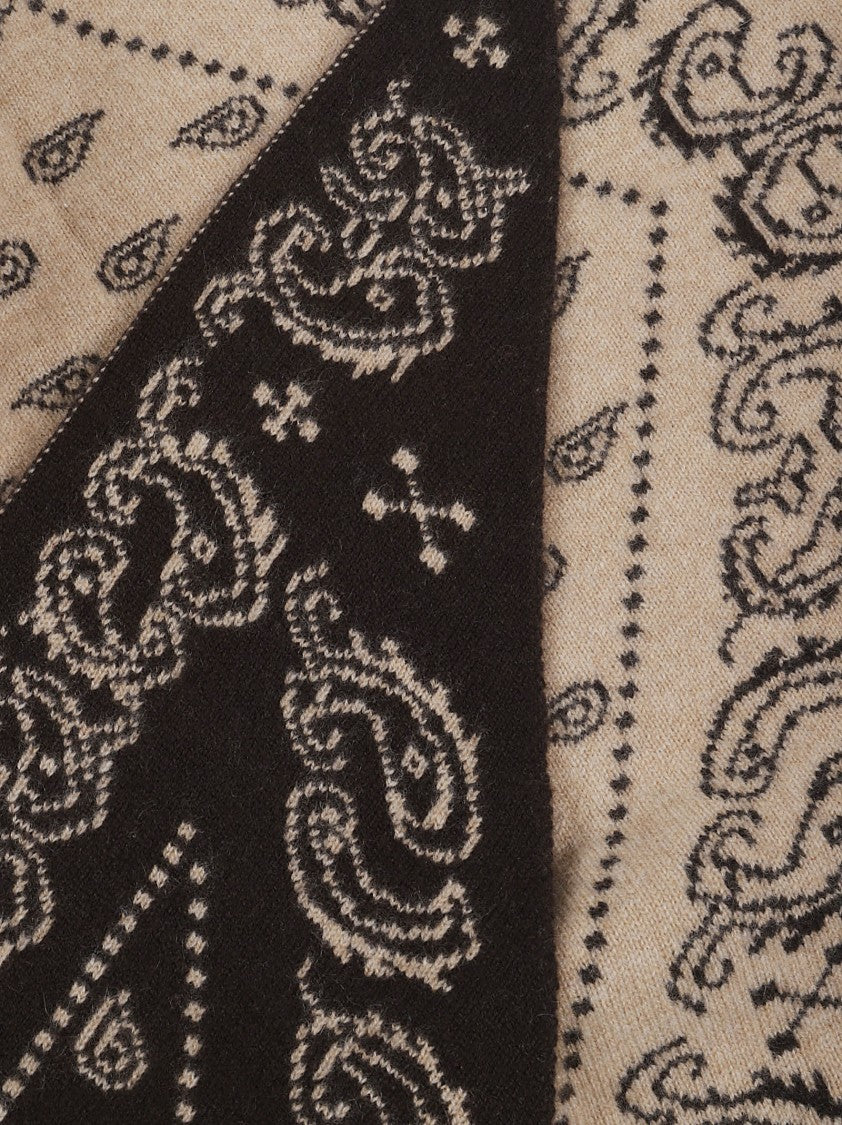 Guest In Residence The Wild Rag Paisley Pattern Cashmere Scarf