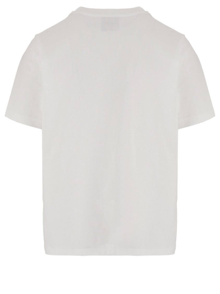 Casablanca White Front Logo Cotton T-Shirt