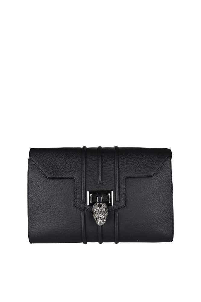 Philipp Plein Textured Leather Shoulder Bag