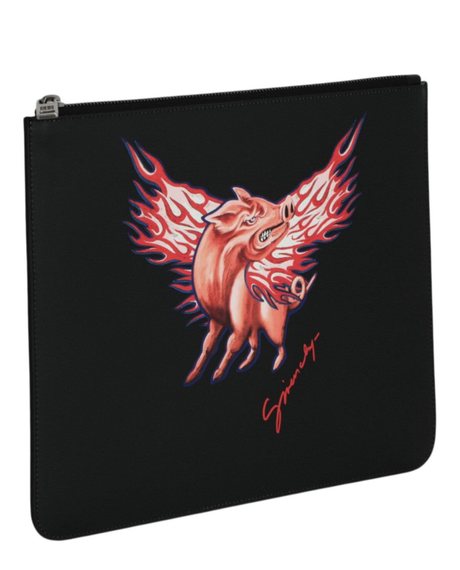 Givenchy Zodiac Pig Graphic Pouch