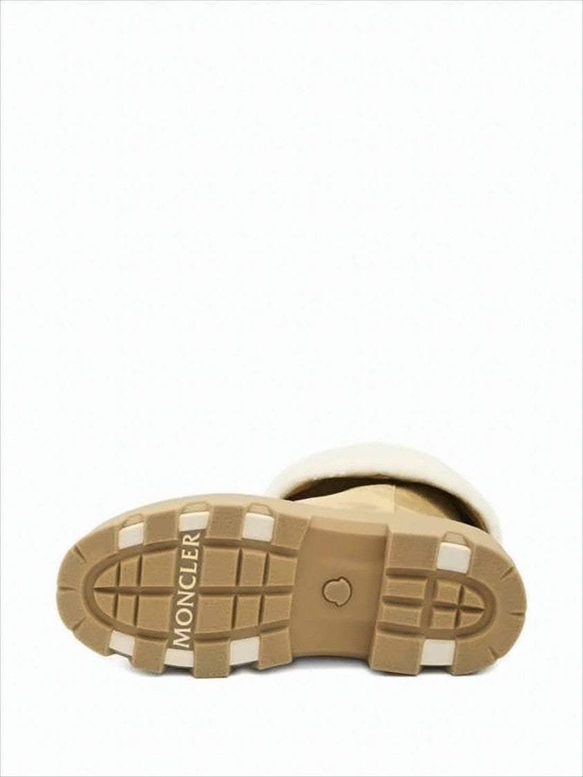 Moncler Mid-Height Suede And Shearling Boots