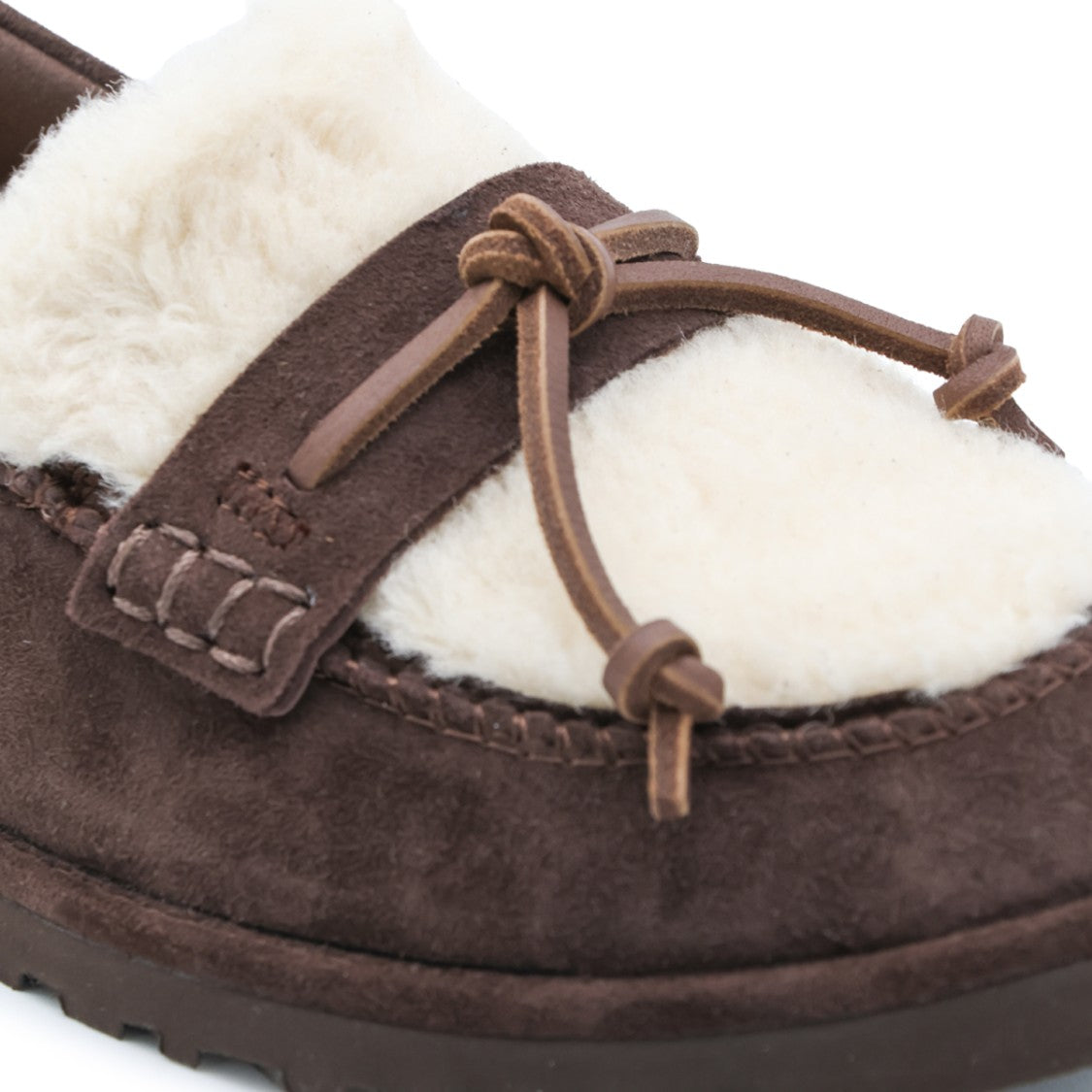 Ugg Shearling Moccasin Flats
