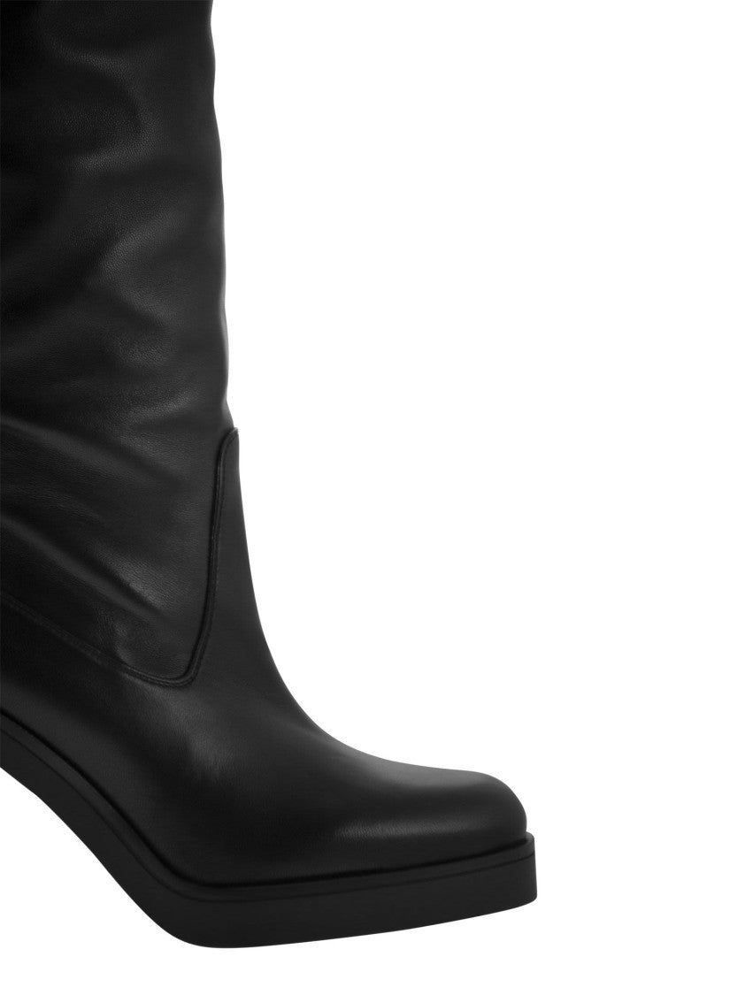 Stuart Weitzman Bethenny 80 - Leather Boot