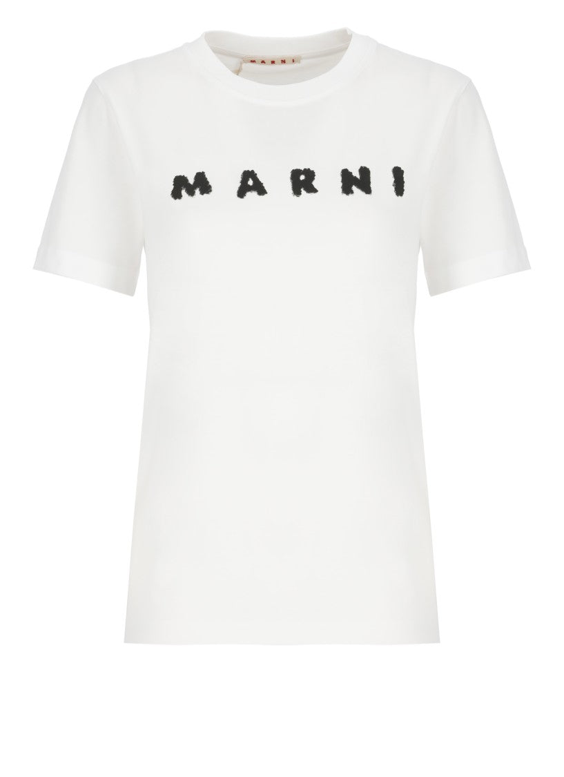 Marni Scribbled Logo T-Shirt