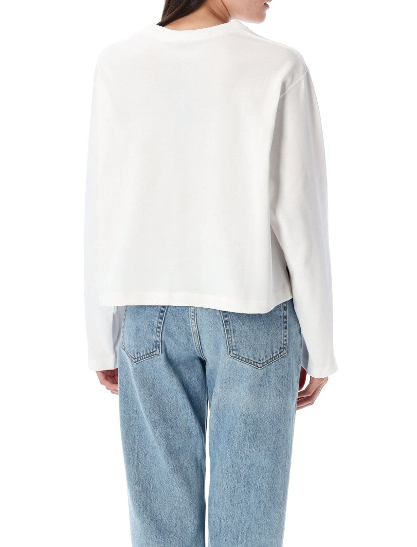Polo Ralph Lauren Cropped Shrunken Fit Jersey Long-Sleeve T-Shirt