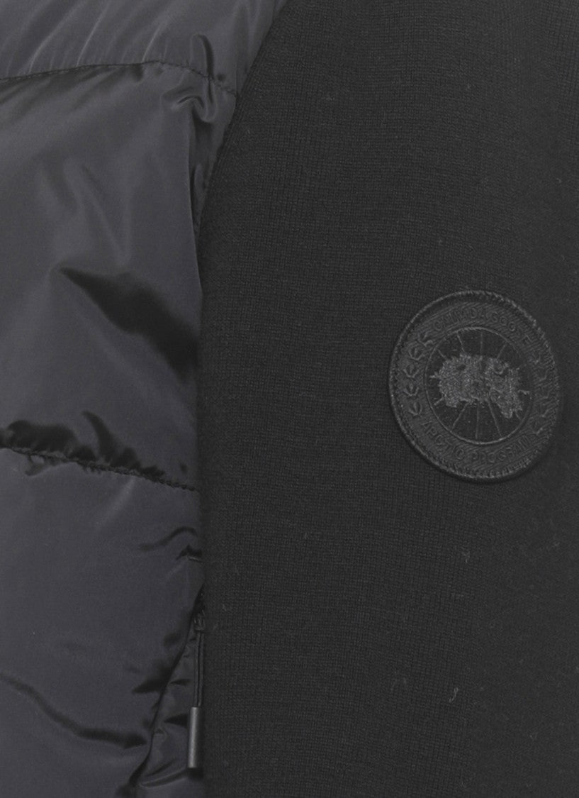 Canada Goose Black Hybridge Quilted Down Jacket