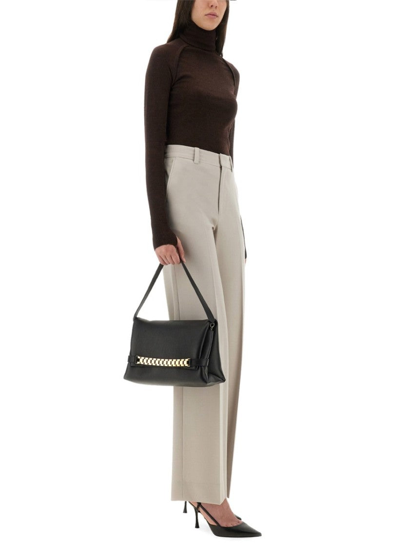 Victoria Beckham Slim-Fit Turtleneck Shirt In Rich Merino Wool