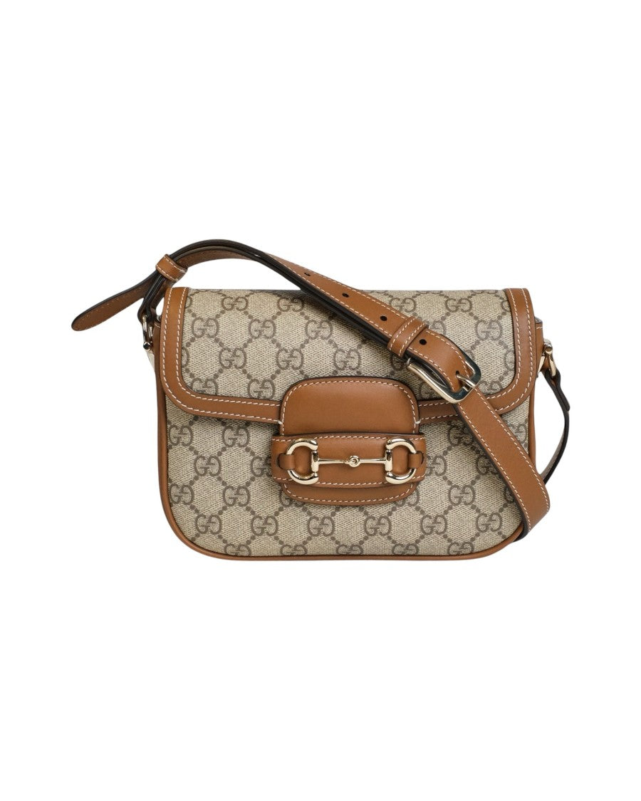 Gucci Horsebit 1955 Mini Gg Supreme Marrone