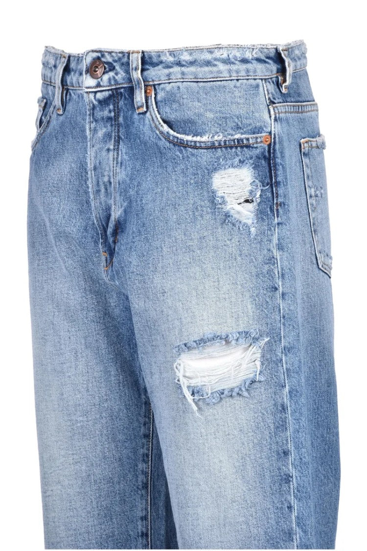 3X1 Sabina Girlfriend Jeans - Light Blue