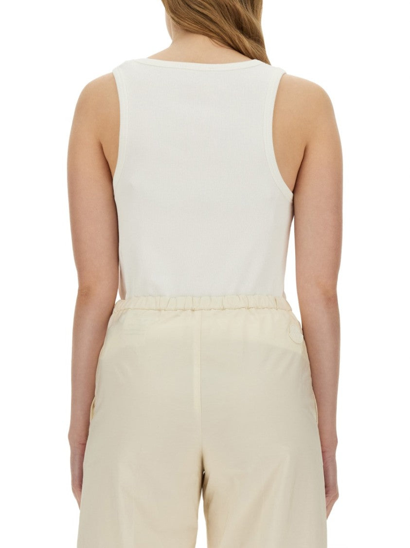 Moncler Sleek Slim Fit Top With Brand Logo