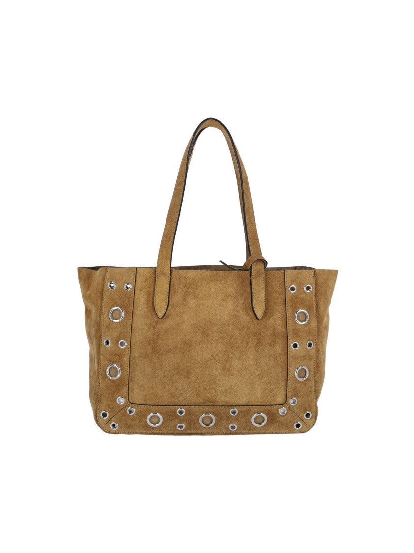 Valentino Garavani "Nellcôte" Small Tote Bag – Brown