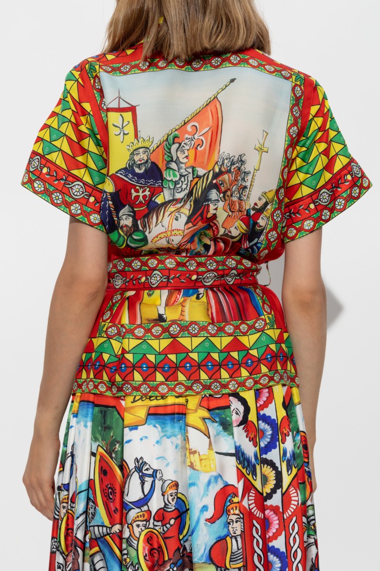 Dolce & Gabbana Carretto Pattern Shirt