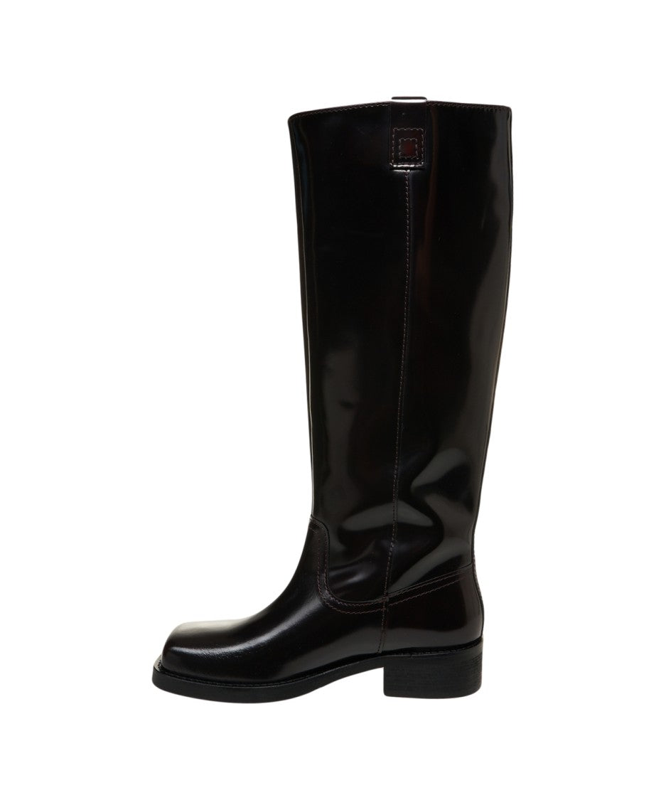 Billi Bi Patent Leather Knee-High Boots